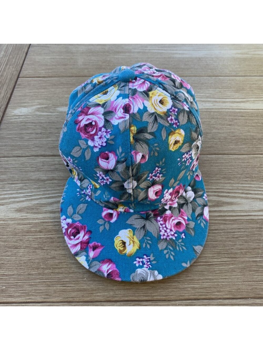 Womens Floral Hawaiian Baseball Cap Adjustable Snap Back Beach Sailing Tropical
